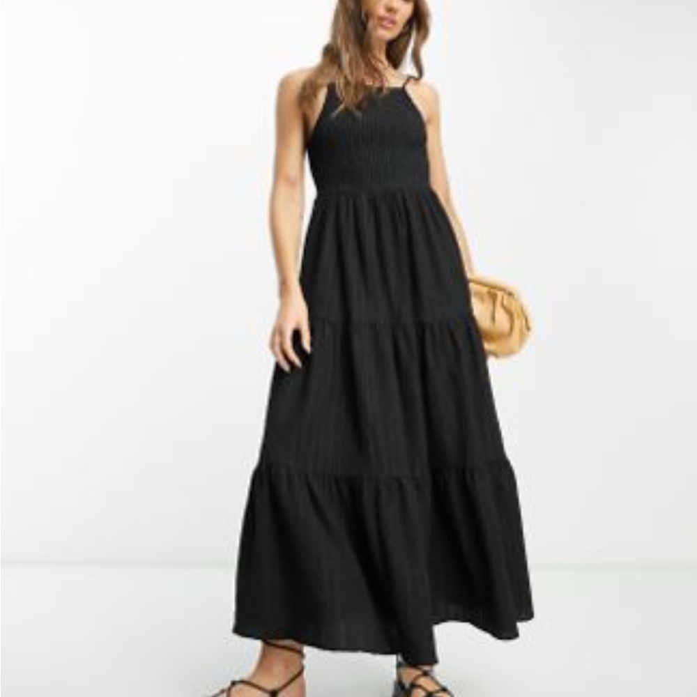 ASOS Black Maxi Dress Size 12 - EUC